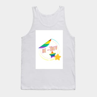 He/They Pronouns Tank Top